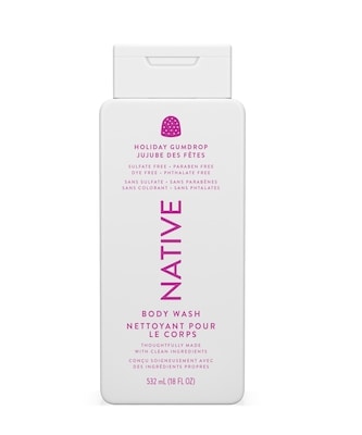Native Nettoyant pour le corps, jujube des fêtes 532 ml, 2,63 $/100ml