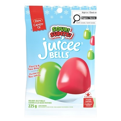 Dare JUICEE Sour Jelly Bells 225 g, $1.33/100g