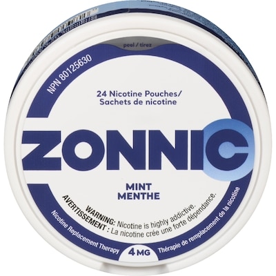 ZONNIC Nicotine Replacement Therapy Mint Adults 18+ 4 Mg 24 ea, $0.67/1ea