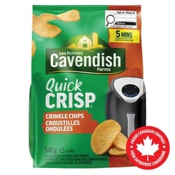CAVENDISH FARMS Quick Crisp Crinkle Chips 540 g, $0.56/100g