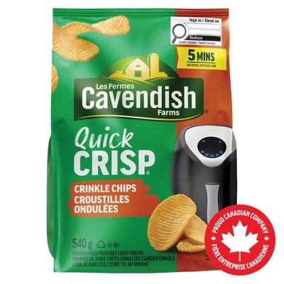 CAVENDISH FARMS Crinkle Chips 540 g, $1.02/100g