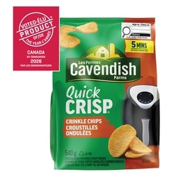 Les Fermes Cavendish Croustilles ondulée 540 g, 0,56 $/100g