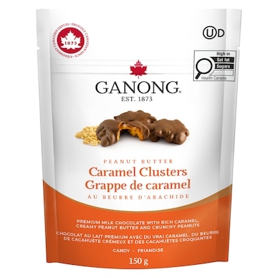 Ganong Candy Peanut Butter Caramel Clusters 150 g, $7.99/100g