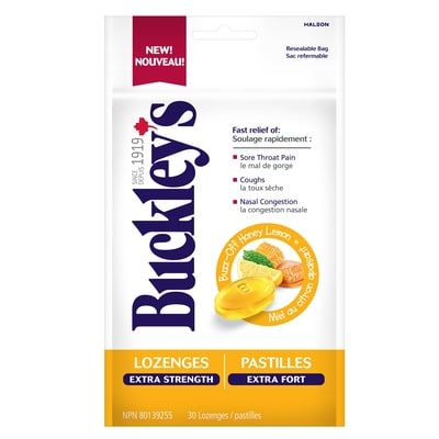 Buckley's Lozenges Buzz-Off Honey Lemon Extra Strength 30 ea, $0.23/1ea