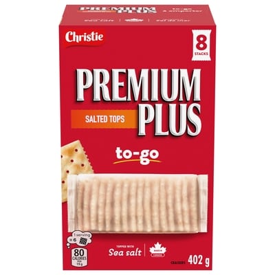 Premium PREMIUM PLUS TO- GO SALTED, Crackers, Soda Cracker, Snack 402 g, $1.62/100g