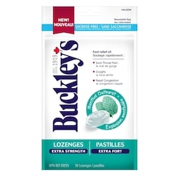 Buckley's Lozenges Menthol Outburst Extra Strength 30 ea, $0.23/1ea