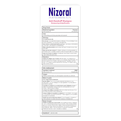 Anti-pelliculaire Shampooing, Ketoconazole 2%