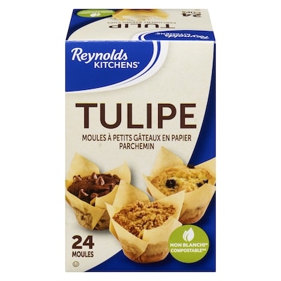 Reynolds TULIPE moules à muffin 24 ea, 0,21 $/1ch