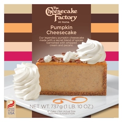 The Cheesecake Factory Pumpkin Cheesecake, 6-Inch 737 g, $3.39/100g