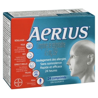 Comprimés de desloratadine à 5 mg, usp