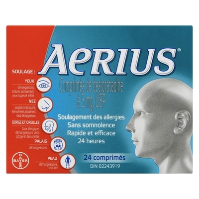Comprimés de desloratadine à 5 mg, usp