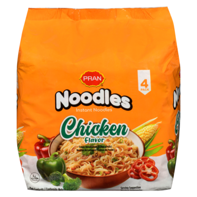 PRAN Nouilles instantanées poulet 280 g, 0,60 $/100g