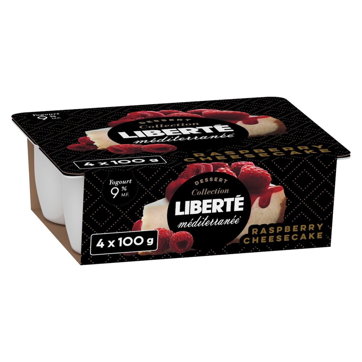 Liberté Mediterranean Raspberry Cheesecake Yogurt