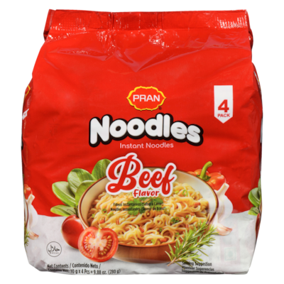 PRAN Instant Noodles, Beef 280 g, $0.54/100g