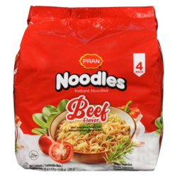 PRAN Nouilles instantanées bœuf 280 g, 0,60 $/100g