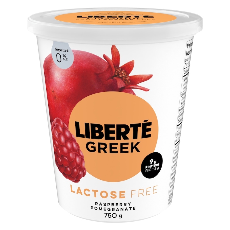 0% Lactose-Free Greek Yogurt Raspberry Pomegranate