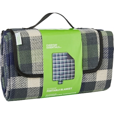 Everyday Essentials Couverture portative d’extérieur – carreaux 1 ea, 9,29 $/1ch