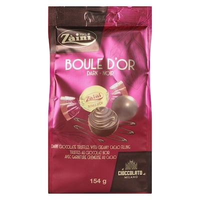 Zaini Dark Chocolate Truffles With Creamy Cacao Filling 154 g, $5.19/100g