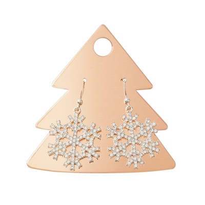 null Ear Xmas Fishook Snowflake Crystal 1 ea, $6.30/1ea