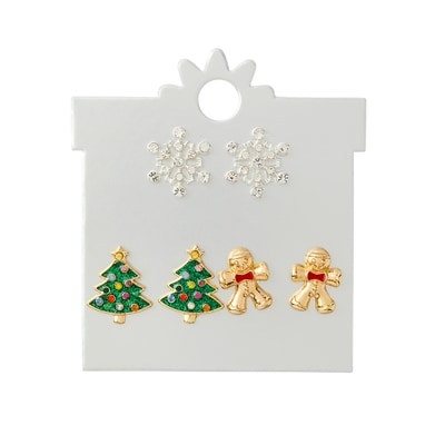 null Gift Trio Xmas Tree Gingerbread Multi 1 ea, $7.00/1ea
