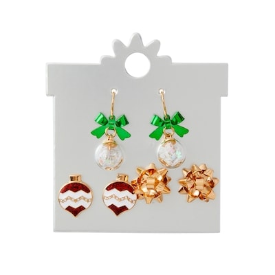 null Bow Xmas Trio Globe Ornament Multi 1 ea, $4.90/1ea