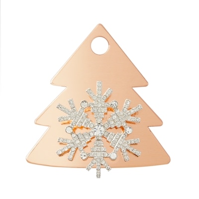 null Pin Xmas Snowflake Crystal    1 ea, $4.90/1ea