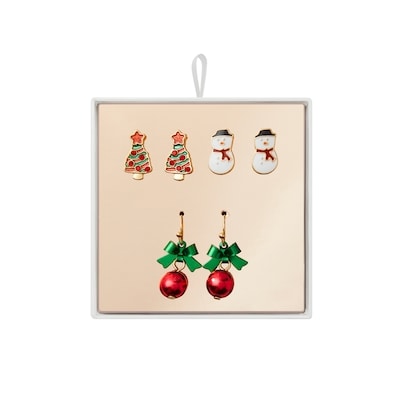 null Gift Trio Xmas Snowman Tree Multi 1 ea, $4.90/1ea