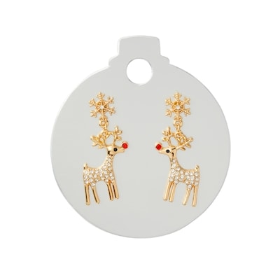 null Ear Duo Xmas Reindeer Gold 1 ea, $7.00/1ea