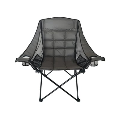 Everyday Essentials Chaise rembourrée à assise large – gris charbon 1 ea, 49,00 $/1ch