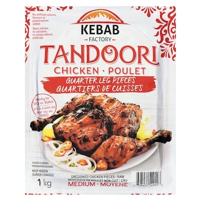 Kebab Factory Tandoori Chicken Quarter Leg Pieces 1 kg, $1.34/100g