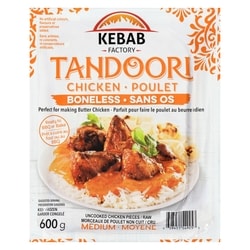 Kebab Factory Poulet Tandoori sans os 600 g, 2,17 $/100g
