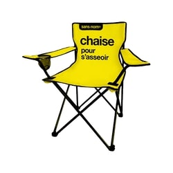 No Name Camping Chair - French 1 ea, $15.00/1ea