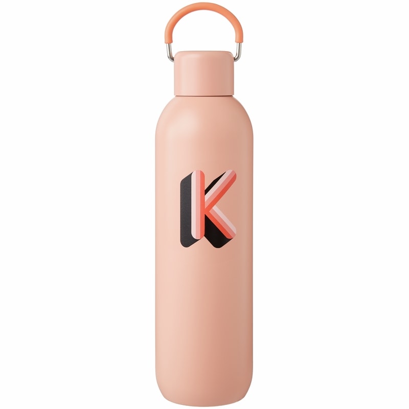 Monogram Water Bottle, Letter K