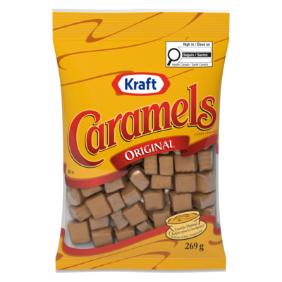 Kraft Candy Caramels Original 269 g, $2.41/100g
