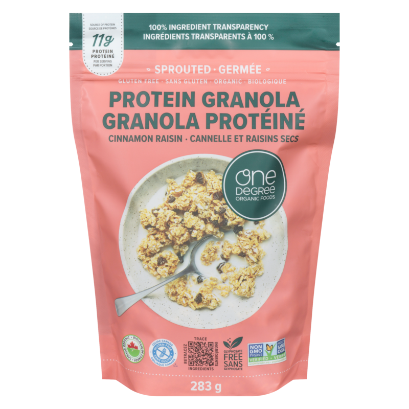 Protein Granola Sprouted Cinnamon Raisin