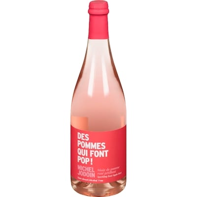 Michel Jodoin Moût de pomme rosé pétillant 750 ml, 0,93 $/100ml