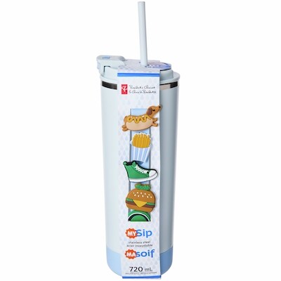 le Choix du Président Bouteille isotherme en acier inoxydable Ma soif – bleu 1 ea, 8,49 $/1ch