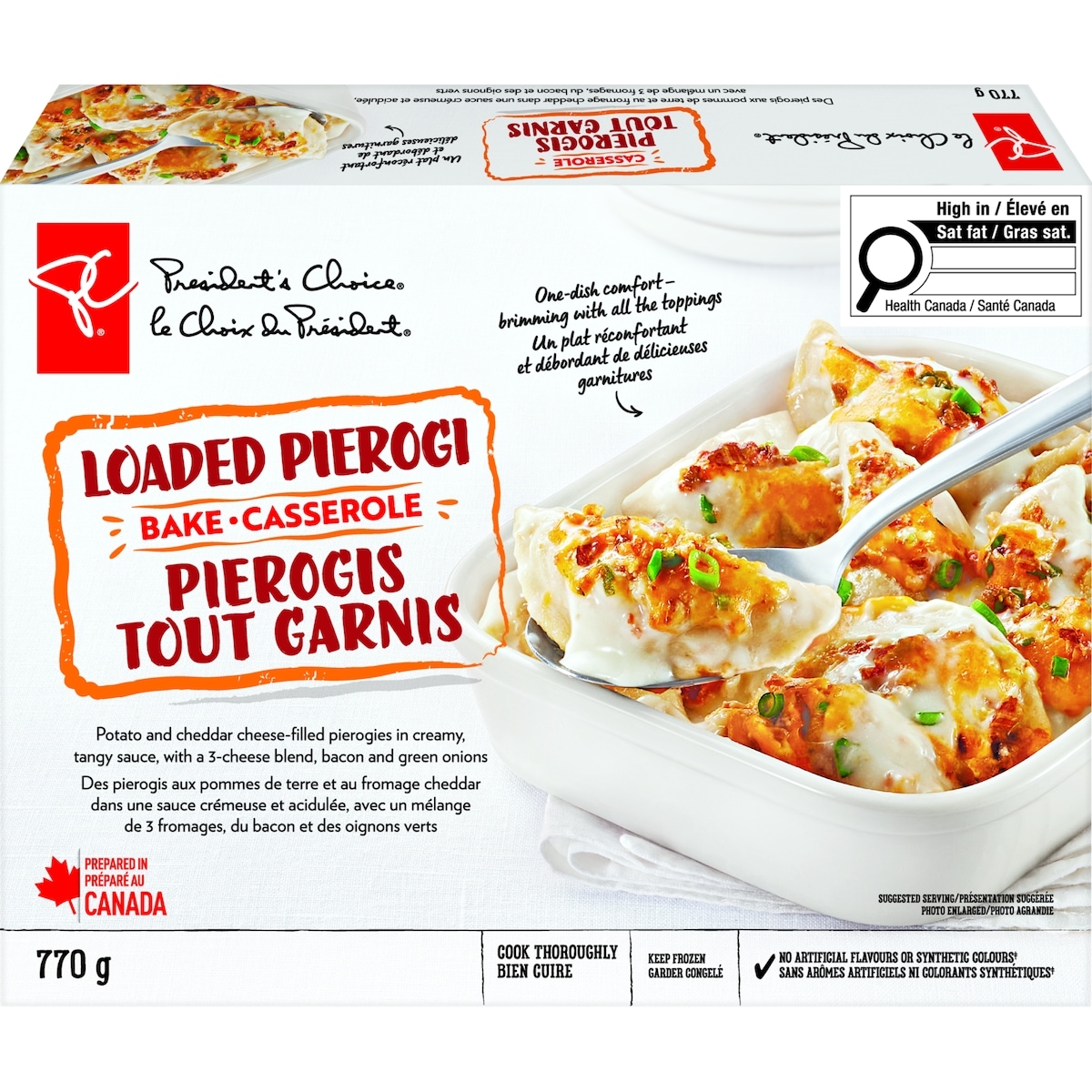 President's Choice Loaded Pierogi Bake