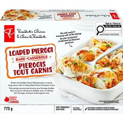 le Choix du Président Casserole de pierogis tout garnis 770 g, 1,43 $/100g