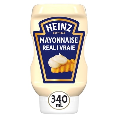 Heinz Real Mayonnaise 340 ml, $1.91/100ml