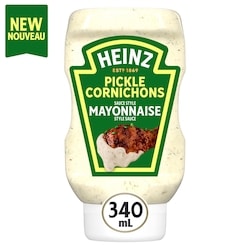 Heinz Sauce style mayonnaise aux cornichons, bouteille 340 ml, 1,18 $/100ml