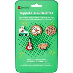 Lot de 5 breloques Gouttelettes – vert