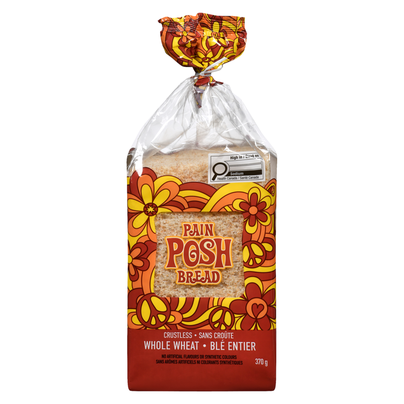 Tramezzini Posh Bread Crustless Whole Wheat - 370 g | Loblaws
