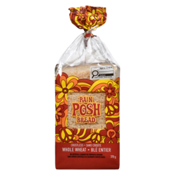 Tramezzini Pain posh sans croûte blé entier 370 g, 1,21 $/100g