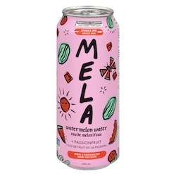 MELA Watermelon Water + Passionfruit 500 ml, $0.66/100ml