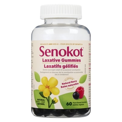 Laxative Gummies Natural Berry Flavour For Adults And Kids 6+