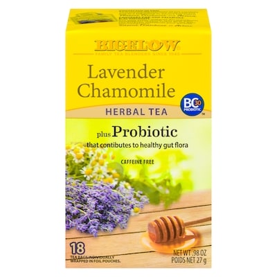 Bigelow Herbal Tea Lavender Chamomile Plus Probiotic 18 ea, $0.44/1ea
