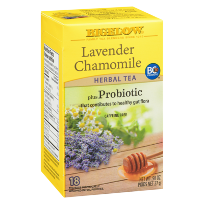 Herbal Tea Lavender Chamomile Plus Probiotic