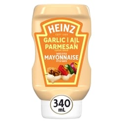 Heinz Garlic Parmesan Mayonnaise Style Sauce 340 ml, $1.17/100ml