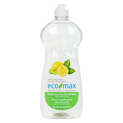 Eco-Max Natural Lemon Lime Ultra Dish Wash 740 ml, $0.65/100ml